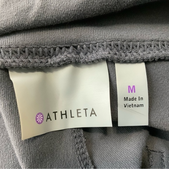 Athleta Dark Gray Wide Leg Athletic Leisure Leggings. Women size M. - Picture 7 of 7